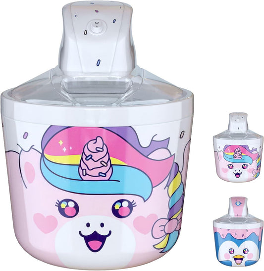 1.2 Quart Unicorn Electric Ice Cream Maker for Kids Fun Treats