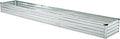 12x2x1ft Galvanized Raised Garden Bed - Sturdy Metal Planter Box