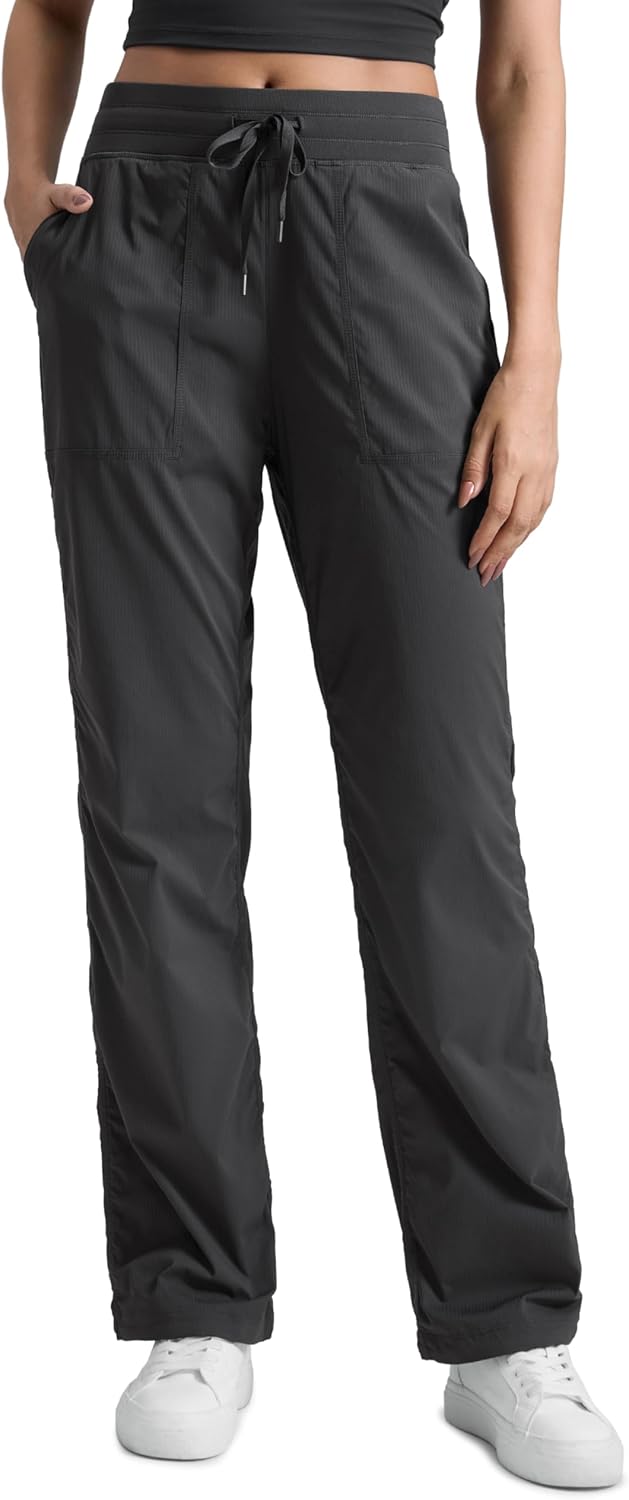 CRZ YOGA Lightweight Straight Leg Workout Pants for Women