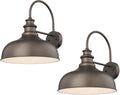 Bestshared Outdoor Gooseneck Barn Light 2-Pack - Farmhouse Wall