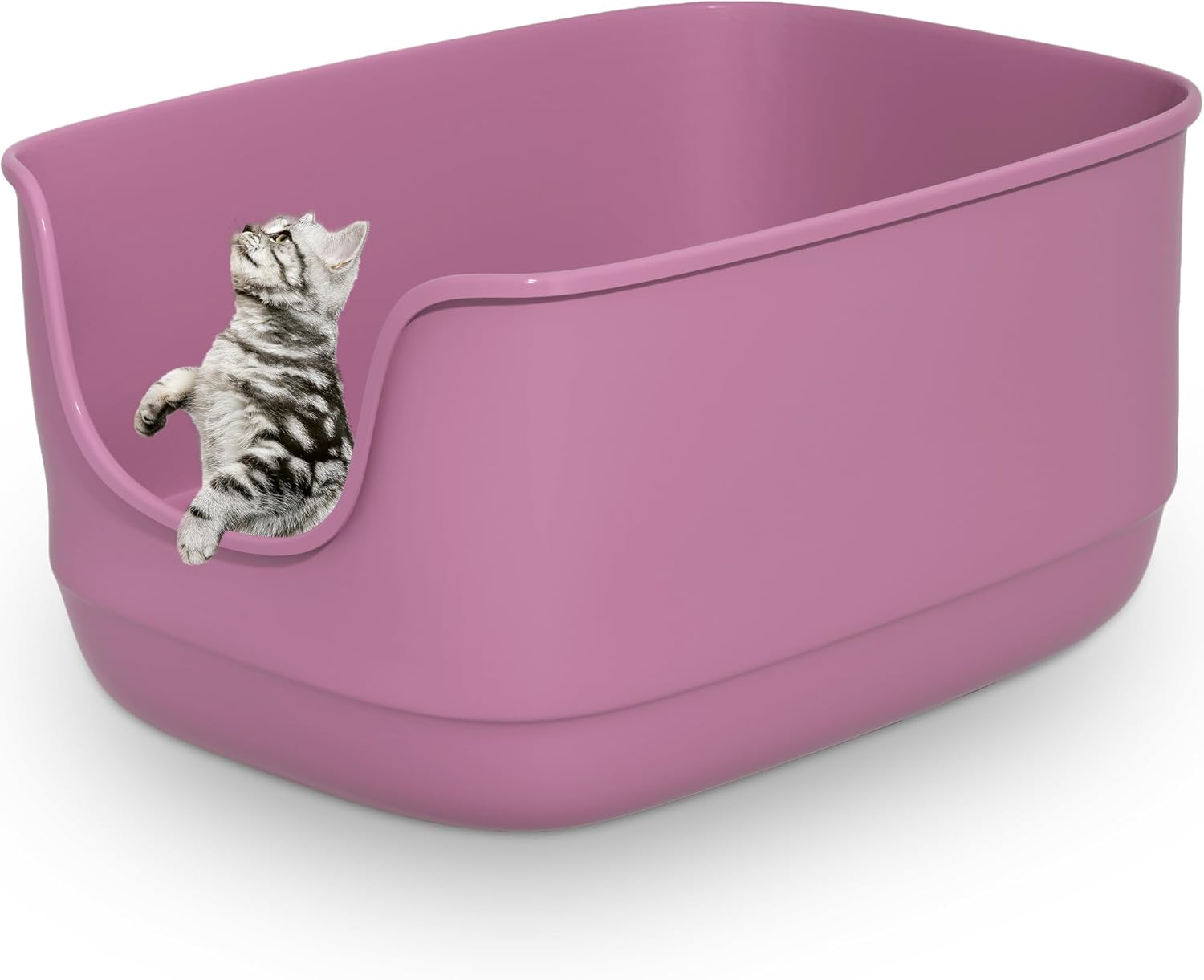 Gefryco Large Cat Litter Box with High Sides for Multiple Cats
