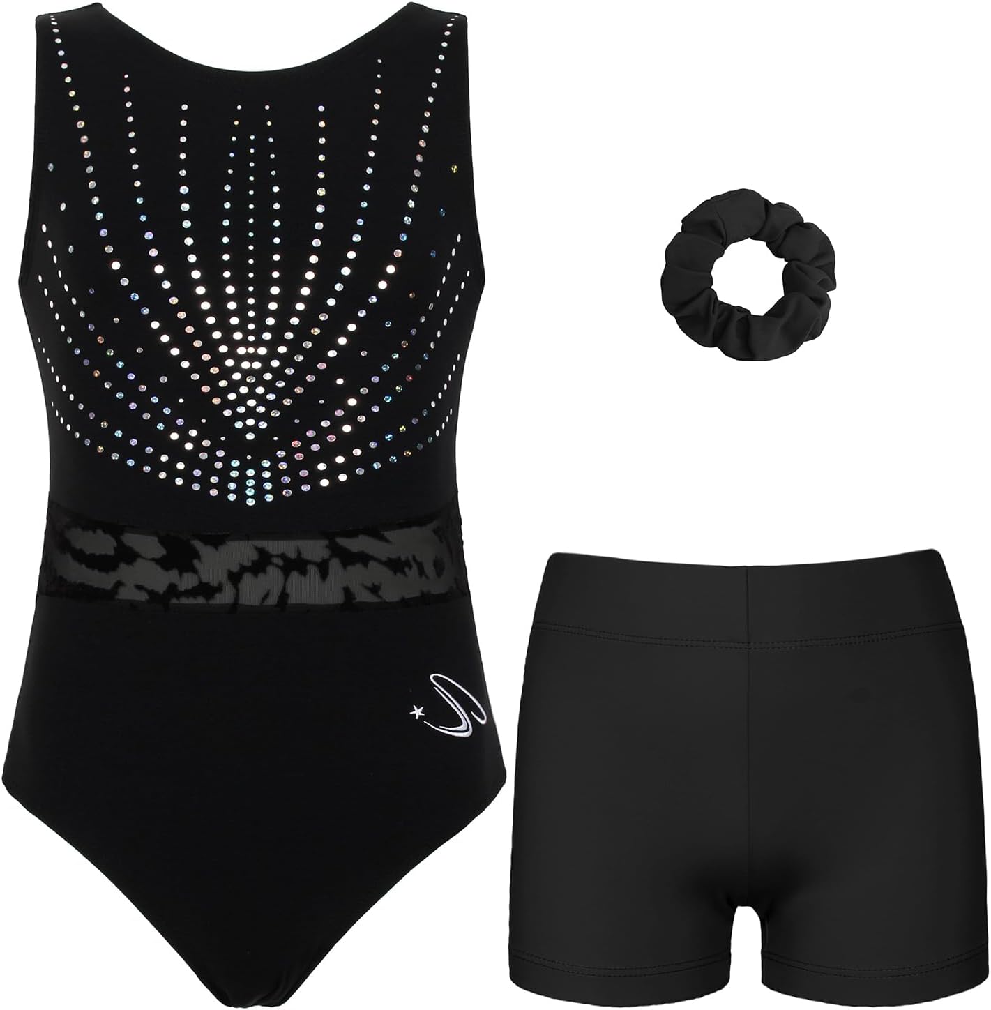 Gymnastics Leotards for Girls and Adults with Shorts Activewear