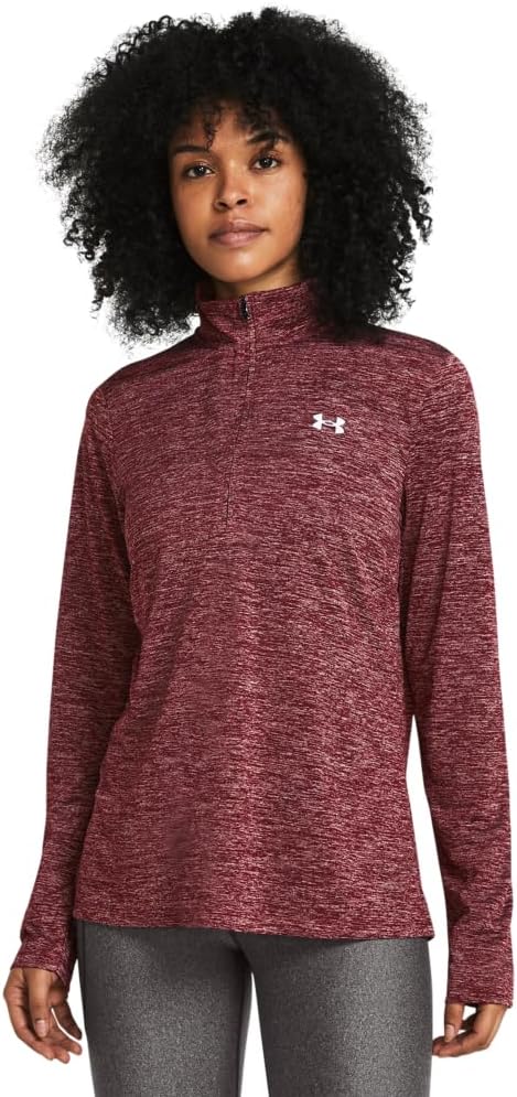 Under Armour Women's Tech Twist Quarter Zip for Active Comfort