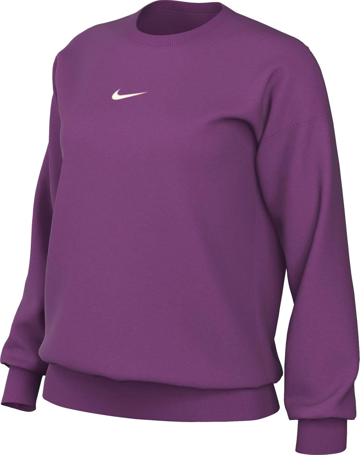 Nike Phoenix Fleece Oversized Sweatshirt, Hot Fuchsia/Sail