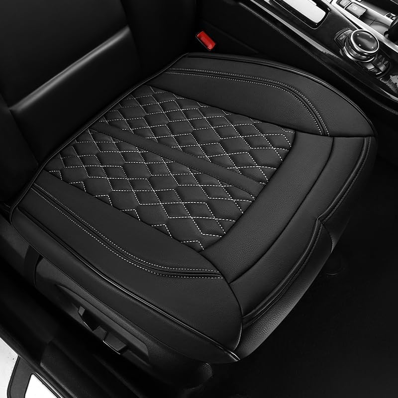 Premium Leather Car Seat Covers for Bottom Front Seats - Waterproof