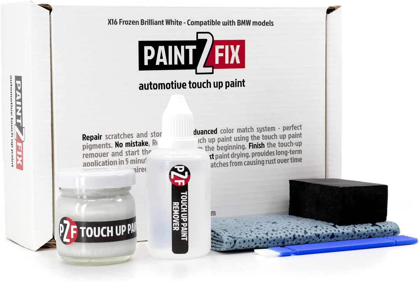X16 Frozen Brilliant White Touch-Up Paint Repair Kit for BMW