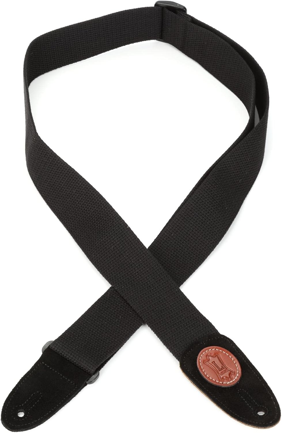 Levy's X-long Black Cotton Guitar Strap - Ultimate Comfort