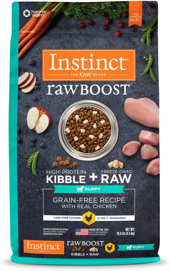 Instinct Raw Boost Puppy Food with Freeze Dried Chicken Bites