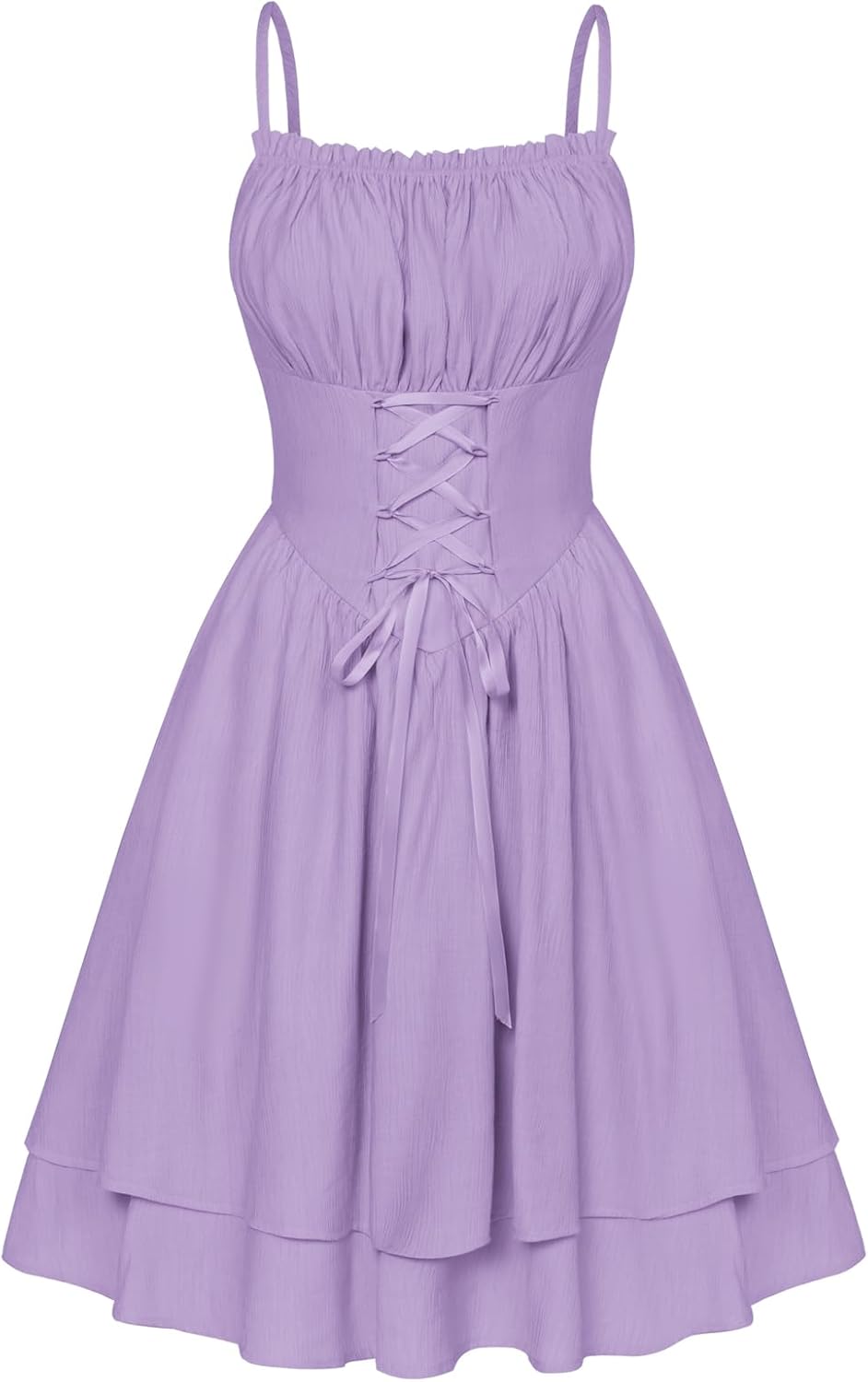 Renaissance Corset Dress for Women with Spaghetti Straps