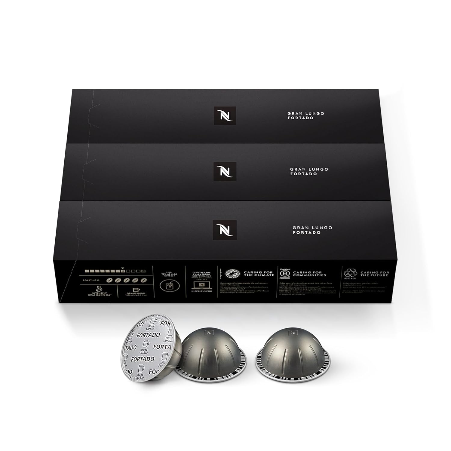 Intense Dark Roast: Nespresso Fortado Gran Lungo Pods