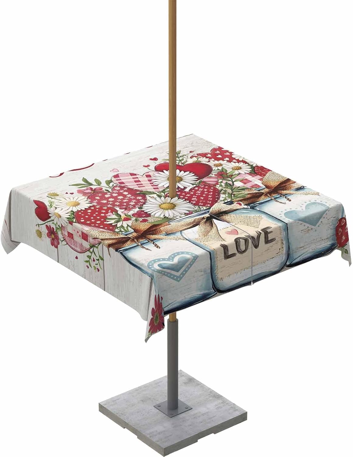 Spillproof Outdoor Tablecloth for Romantic Dinners