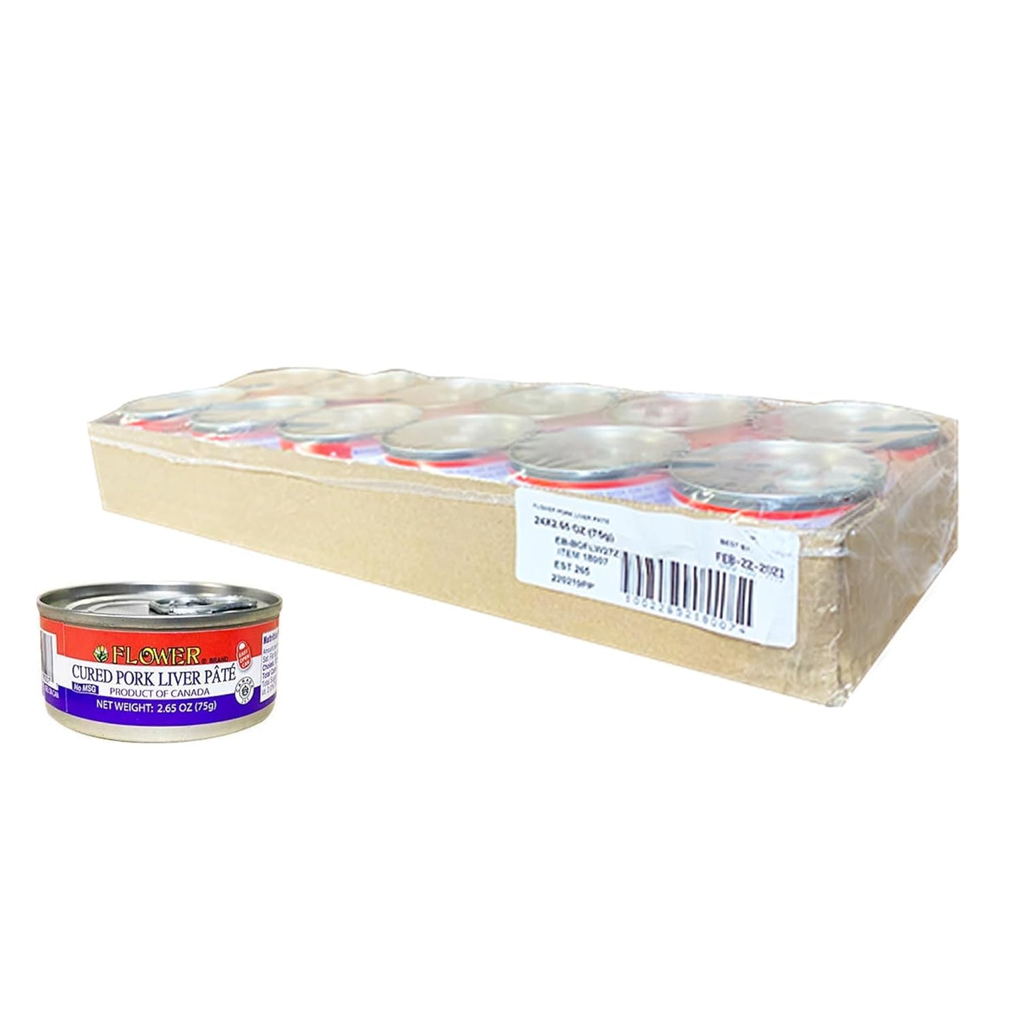 Flower Brand Cured Pork Liver Pate 2.65 oz Pack of 24 Review