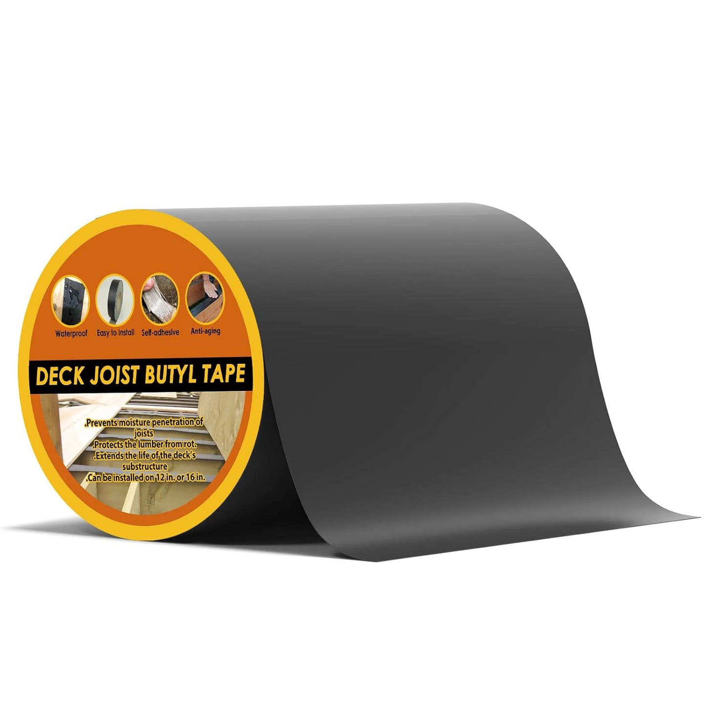 Deck Joist Tape 6in x 50ft Waterproof Self-Adhesive Solution