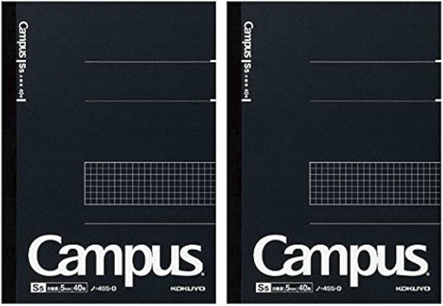 KOKUYO Business Grid Notebooks, 5mm Ruled, Semi-B5, Japan Import, Pack of 2