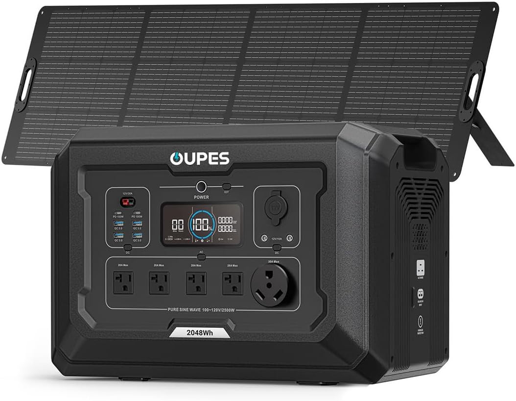 Portable Power Station with 240W Panel: Reliable Energy Solution!