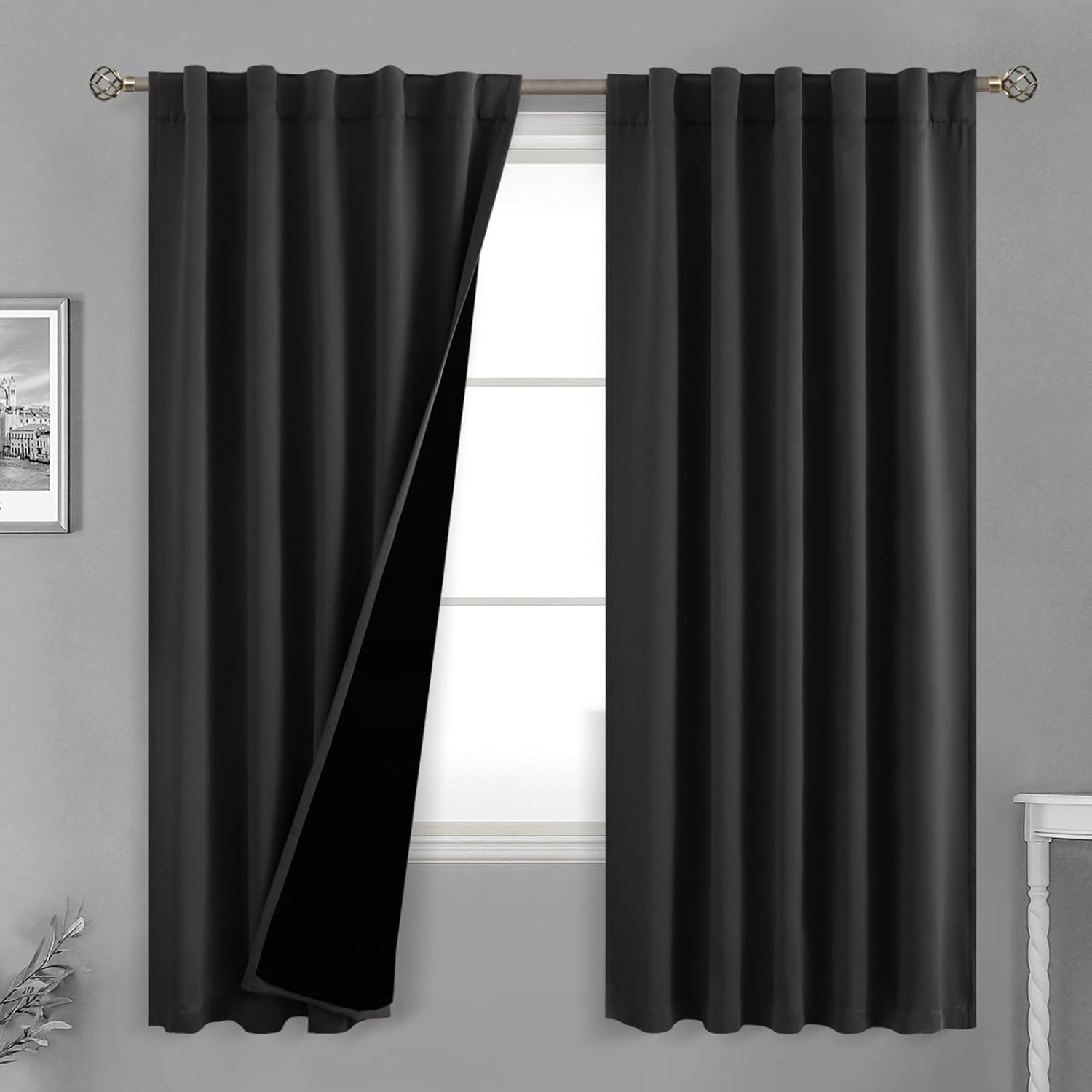 BGment Blackout Curtains for Bedroom with Thermal Insulation