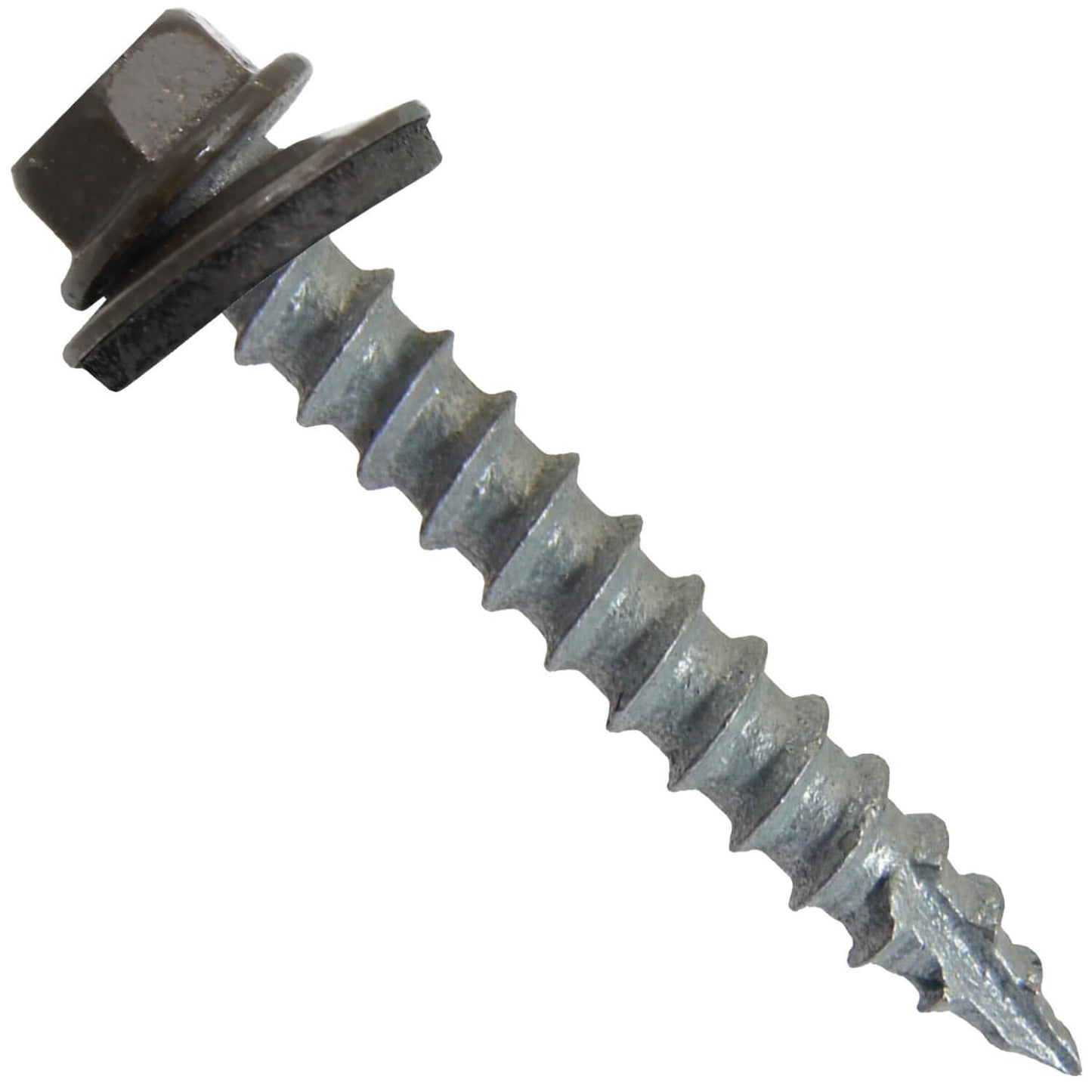 Metal Roofing Screws for Corrugated Roofing - Antique Bronze Finish
