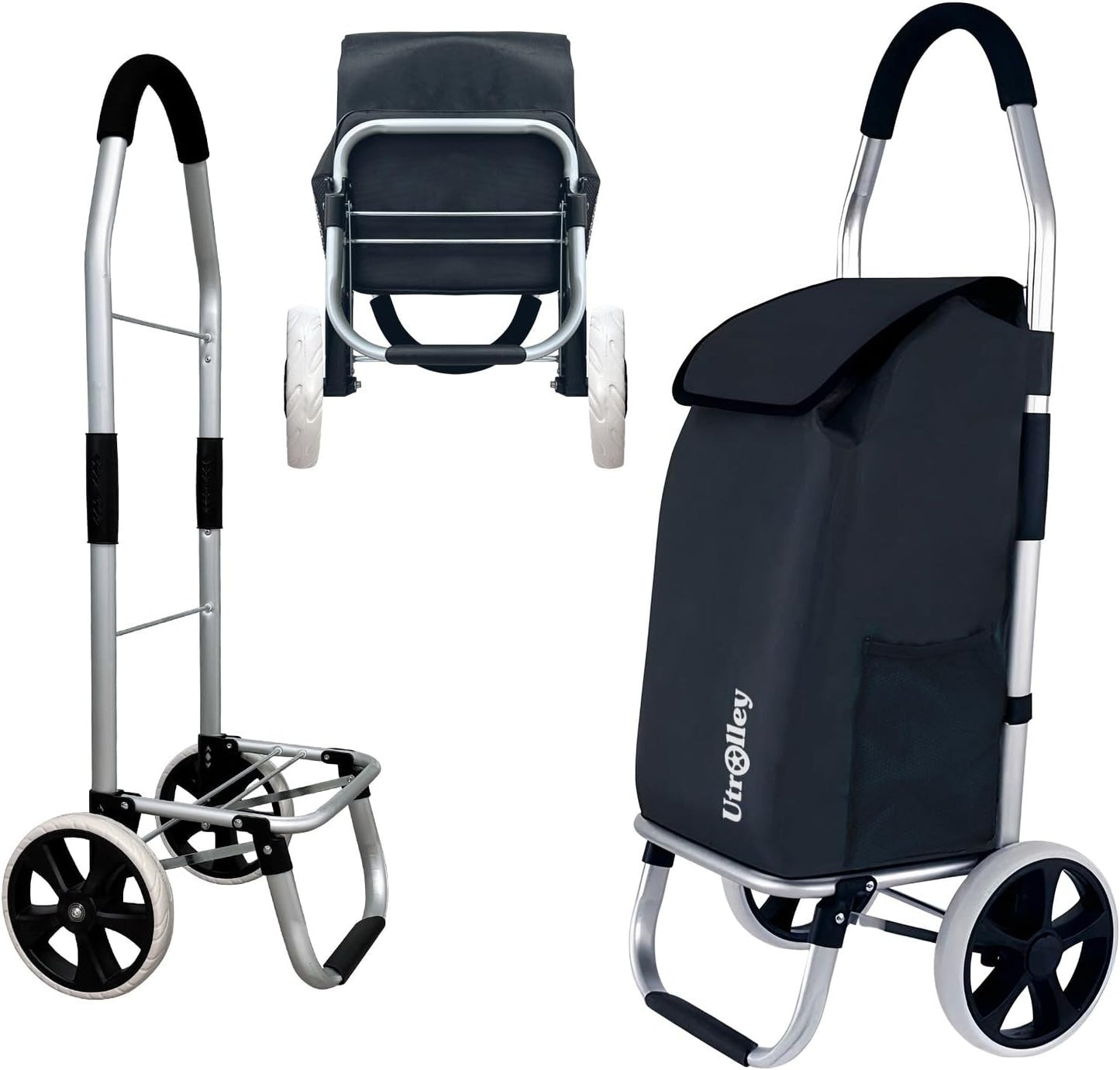 Ultra Lightweight Foldable Shopping Cart for Groceries and More