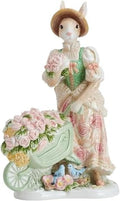 Fitz and Floyd Vita's Garden Ceramic Rabbit Figurine - Elegant Mantel