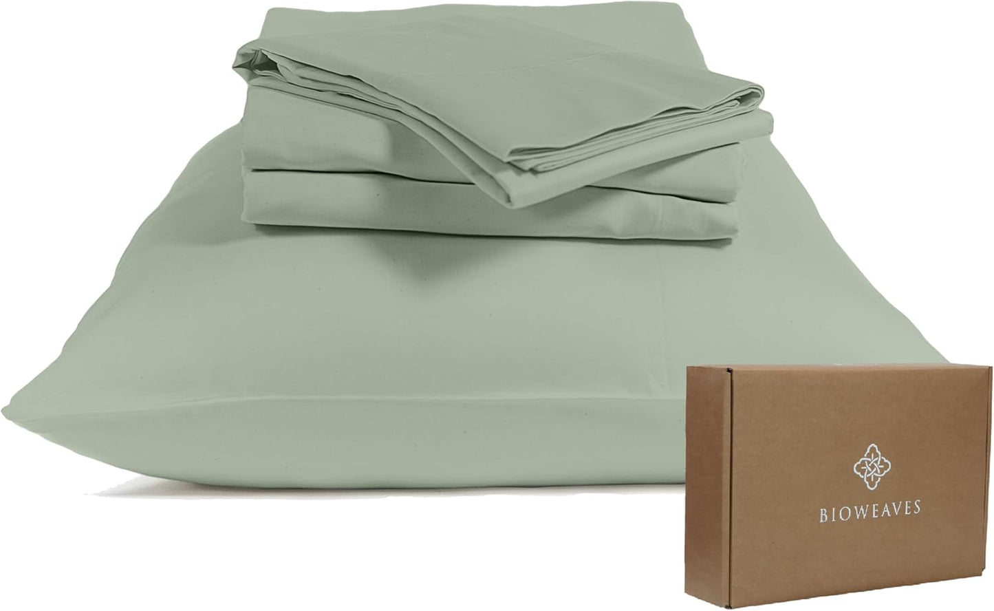 BIOWEAVES Organic Cotton King Sheets Set - Soft & Durable