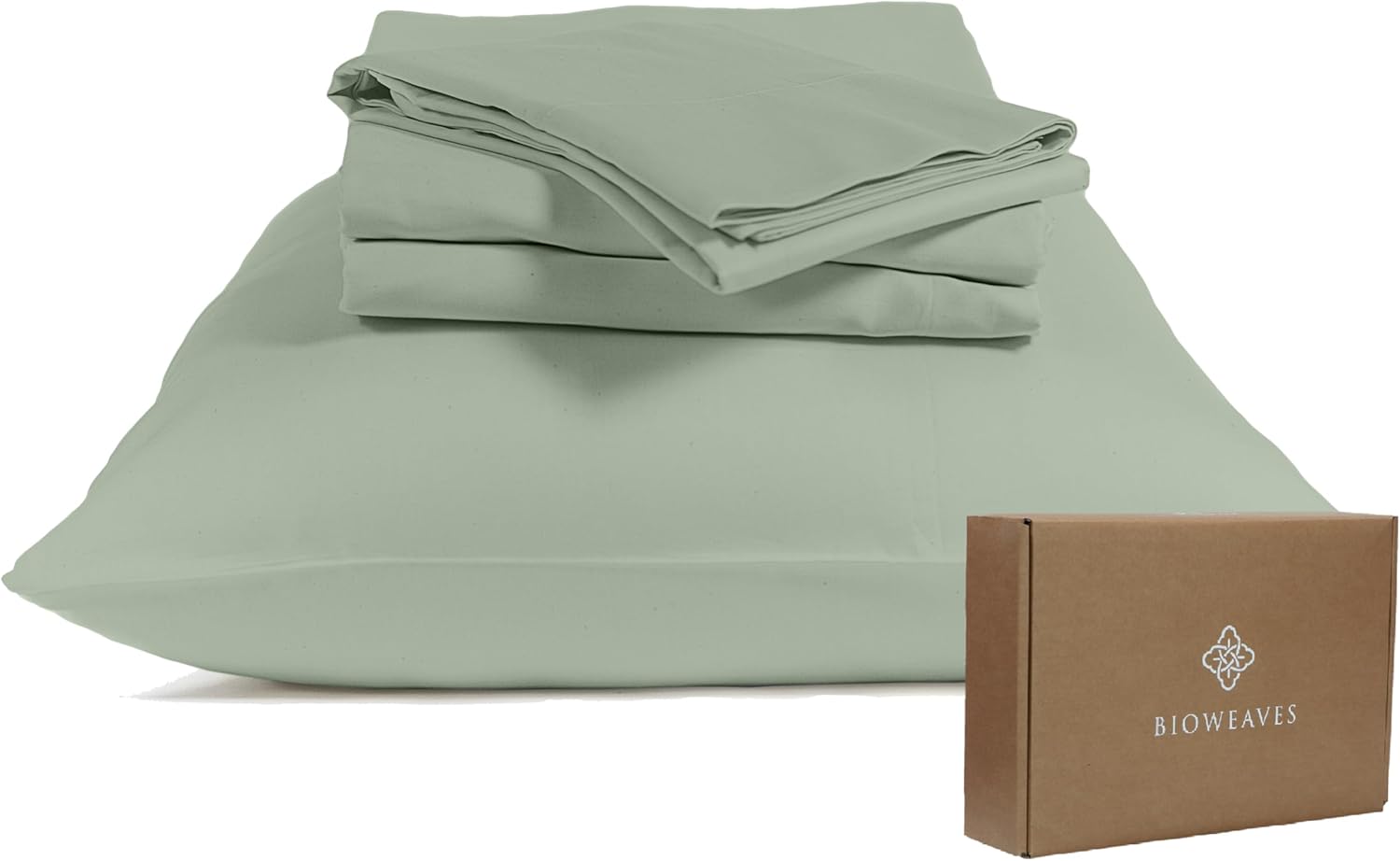 BIOWEAVES Organic Cotton King Sheets Set - Soft & Durable