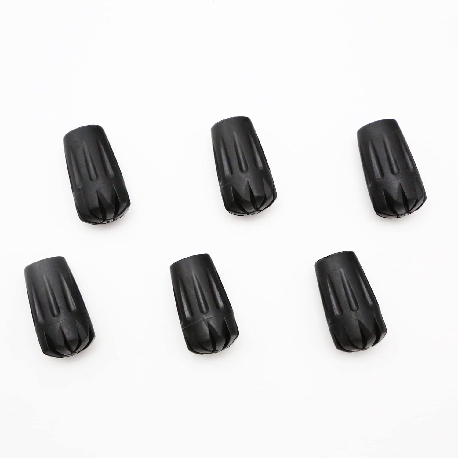 TREKOLOGY 6pc Rubber Trekking Pole Tips Kit