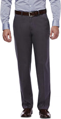 Haggar Men's Premium No Iron Khaki Classic Fit Flat