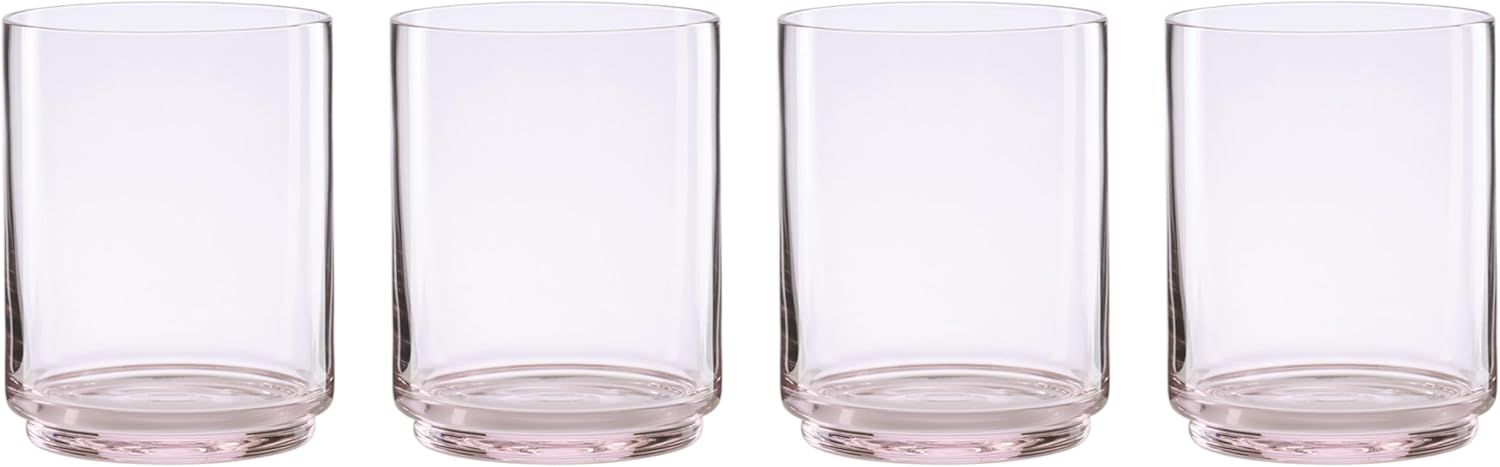 Lenox Tuscany Classics Stackable Tall Glasses Set of 4 Blush