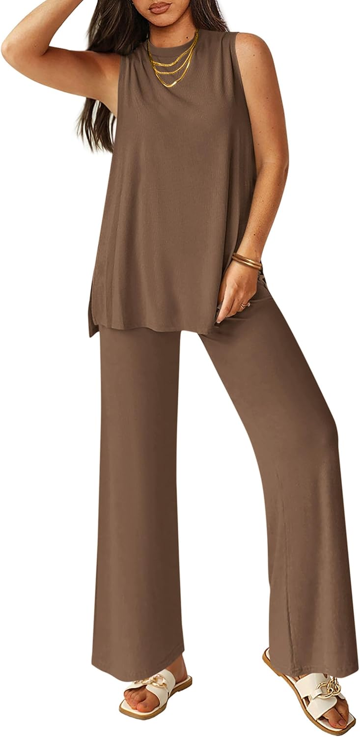 PRETTYGARDEN Women's 2 Piece Lounge Set for Summer Comfort