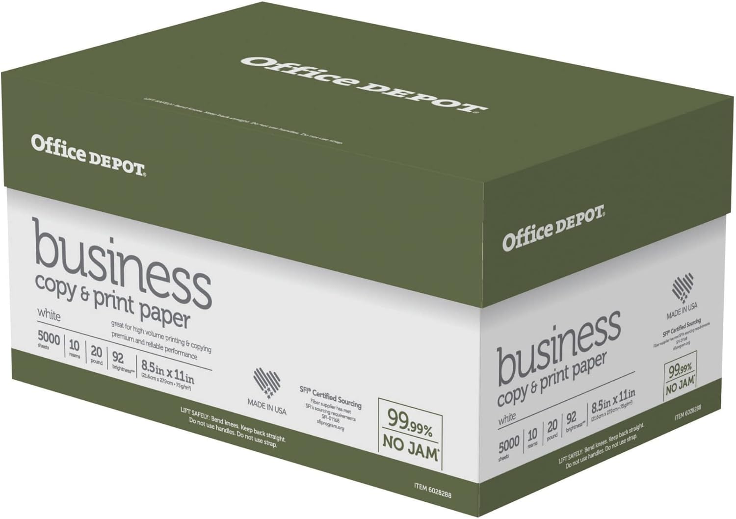 5000 Sheets of Premium Office Depot Paper