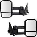 Trail Ridge Mirror Set Black Power Driver & Passenger Side - Towing
