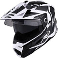 1Storm Dual Sport Full Face Helmet HF802 - Dual Visor Comfort