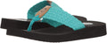 Yellow Box Women's Soleil Wedge Sandal - Cushioned Woven Strap Comfort