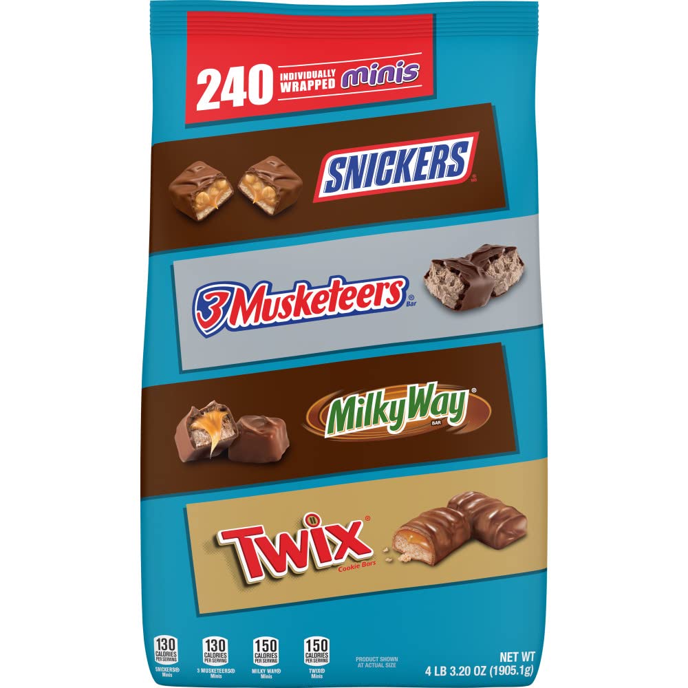 Indulge in the Ultimate Chocolate Candy Bars Variety Pack