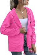 PESION Women's Lightweight Waterproof Raincoat for All-Weather Wear