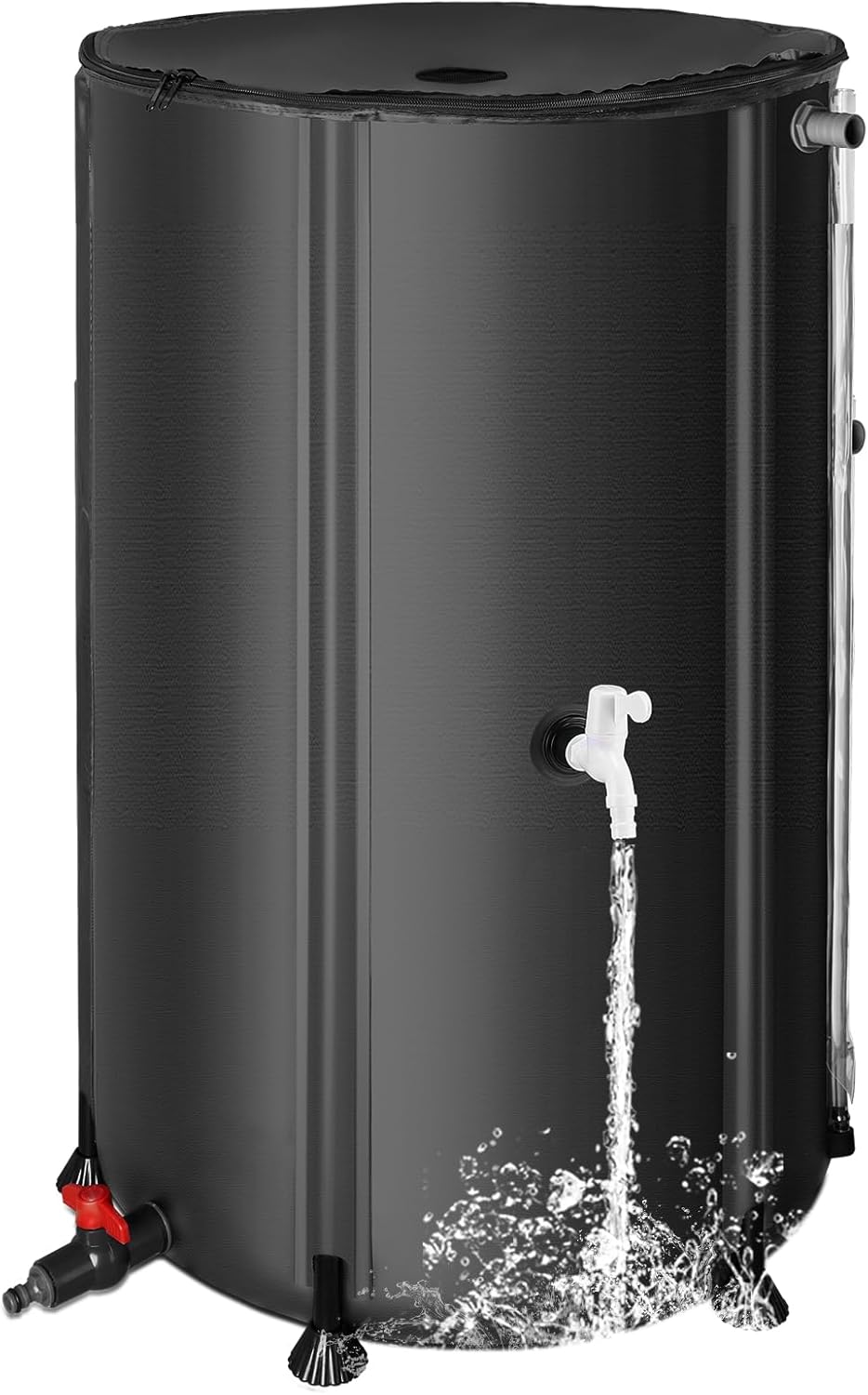 Collapsible Rain Barrel Water Collection System for Easy Use