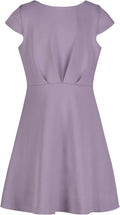 Girls' Sleeveless Fit and Flare Party Dress - Pleated Scuba Style