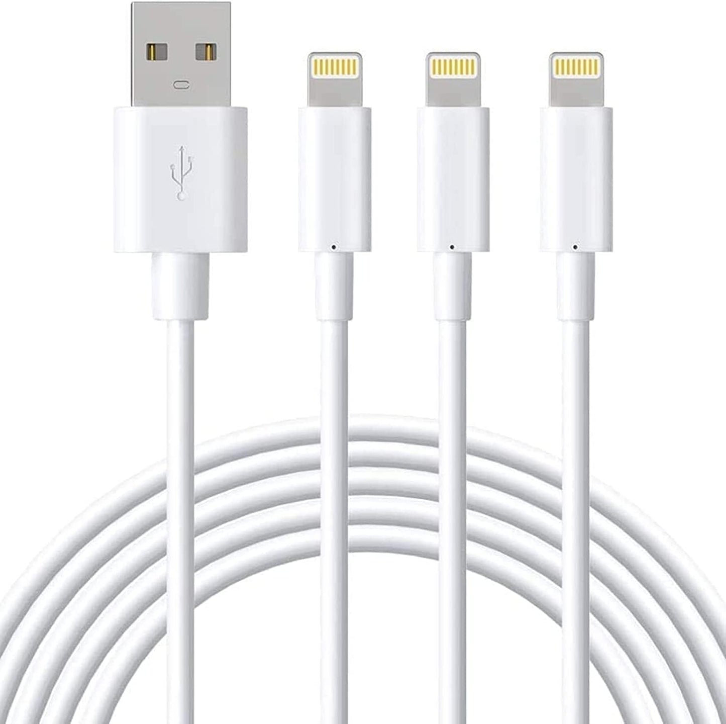 Fast Charge 3Pack 6FT MFi Certified Lightning Cable