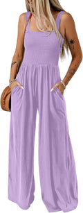 Dokotoo Women's Casual Loose Overalls Jumpsuit - Comfortable Summer