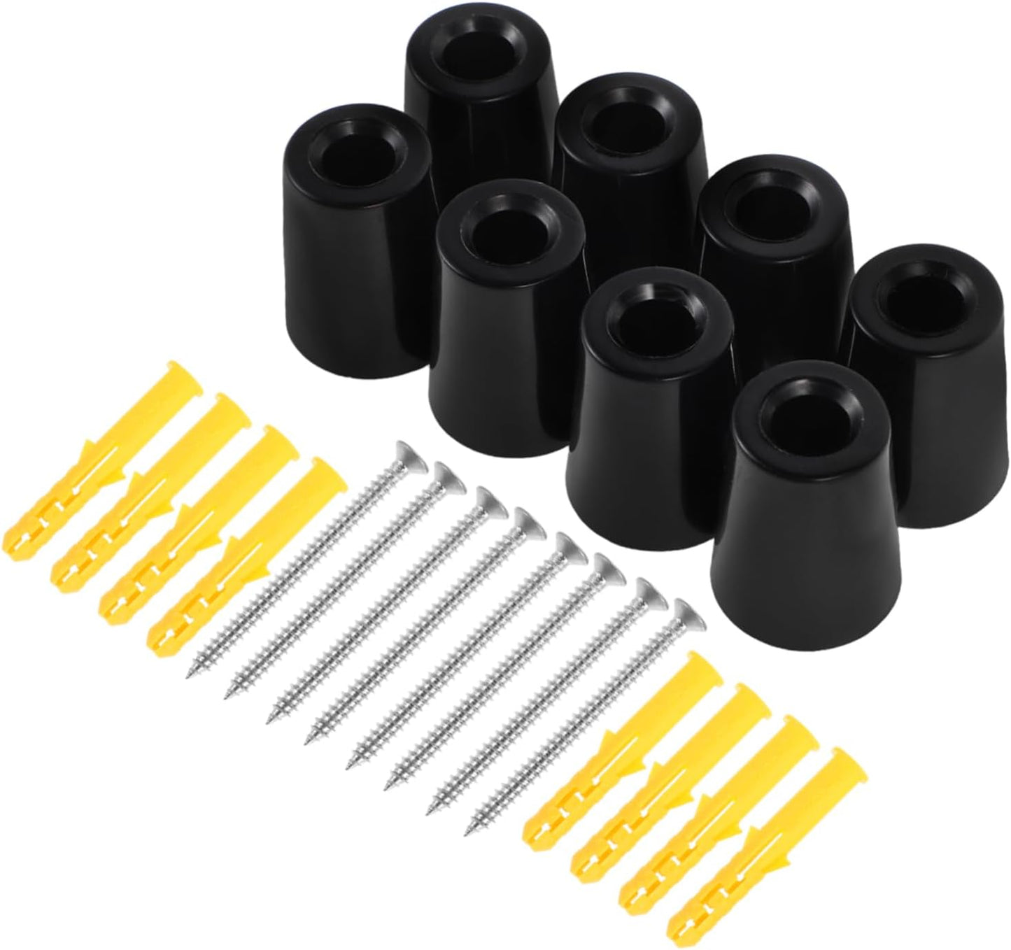 Yardwe Vertical Ski & Snowboard Rack - Space-saving Metal Storage