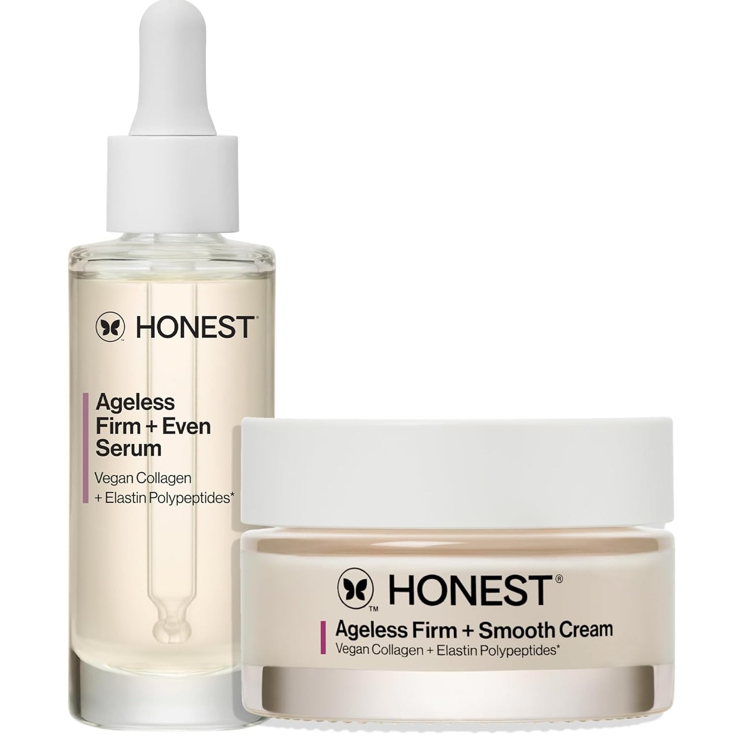 Honest Beauty Ageless Firming Duo for Firmer, Smoother Skin