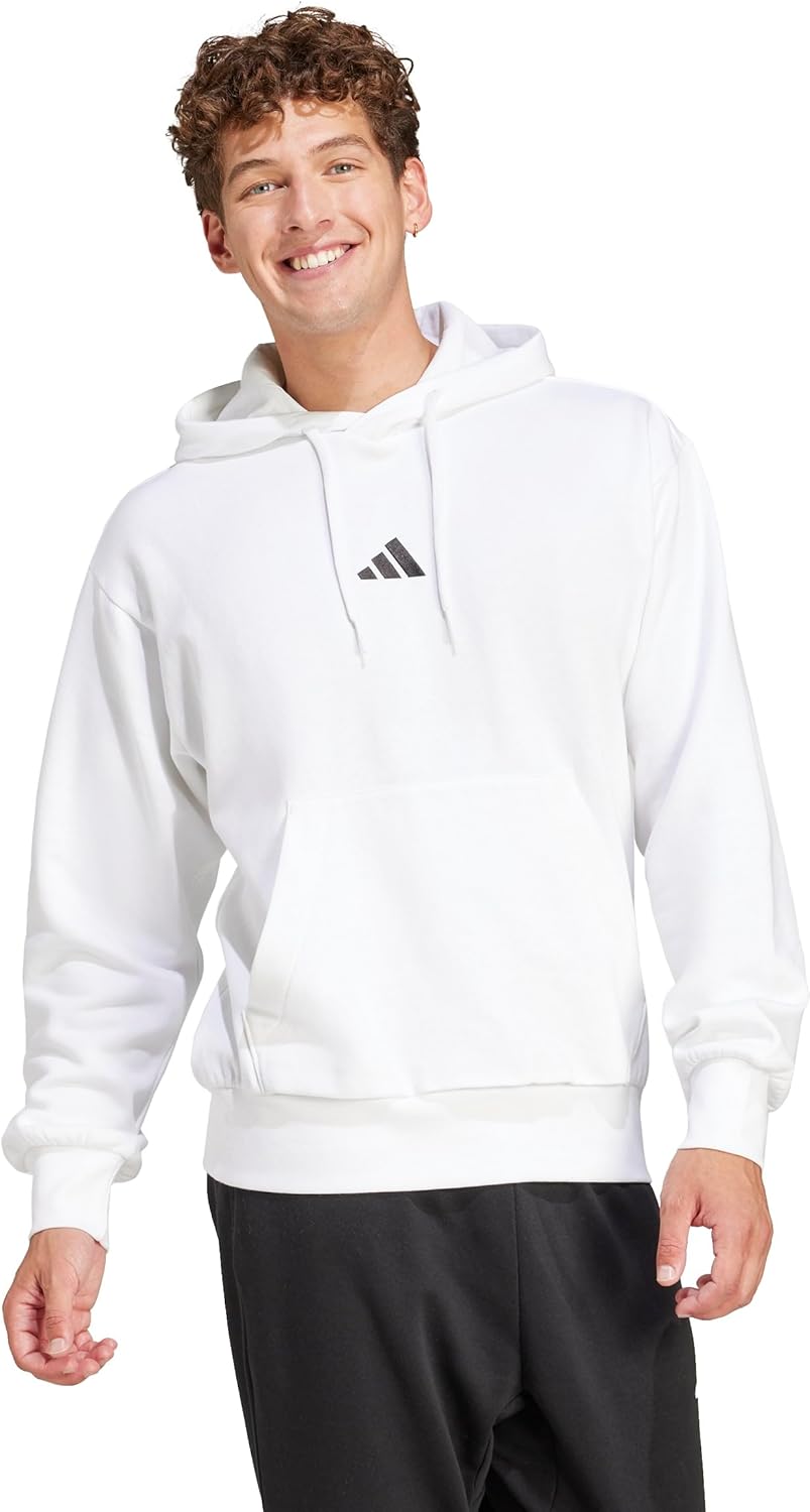 adidas Men's Essentials Cozy Fleece Hoodie for Ultimate Comfort