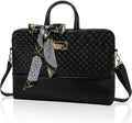 Laptop Bag for Women 15.6-In Laptop Carrying Case - Slim PU Leather