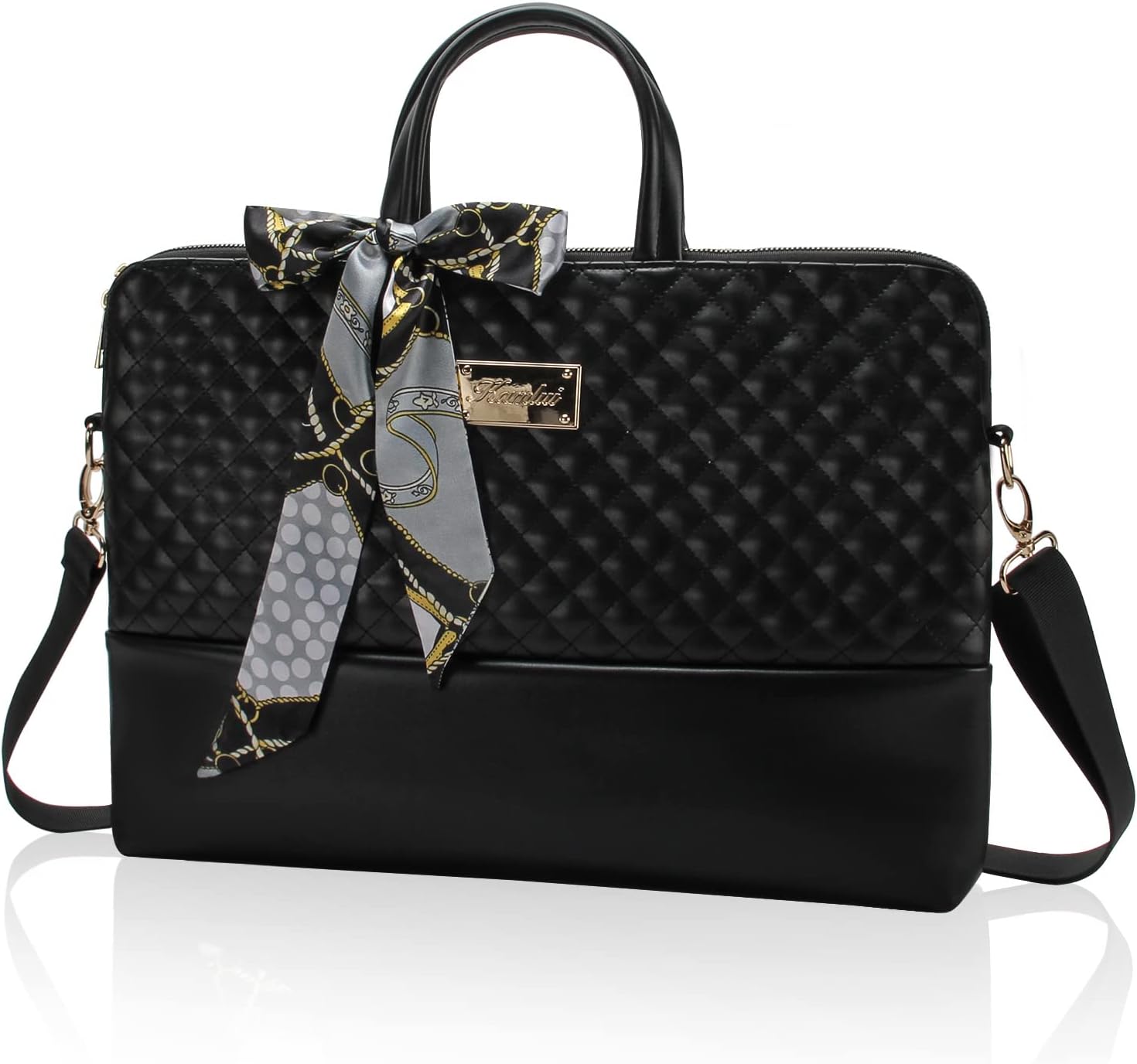Stylish Laptop Bag for Women - 15.6-Inch PU Leather Case
