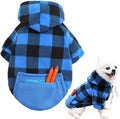 pawstrip Dog Hoodie Winter Warm Puppy Sweater with Hat - Windproof