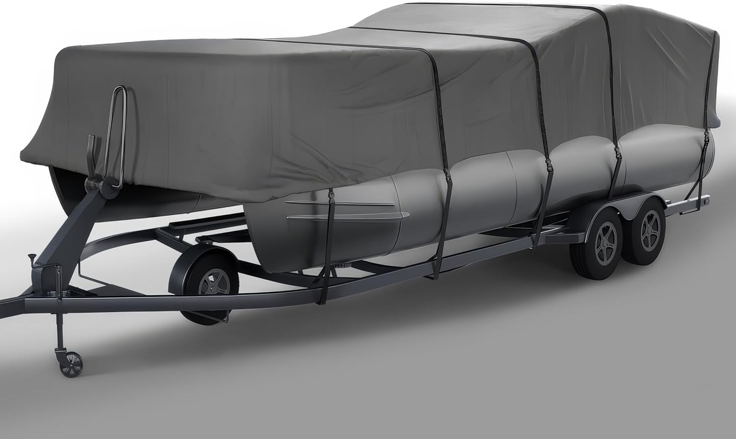 Heavy-Duty Pontoon Boat Cover for 24 to 28ft Boats - Waterproof