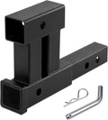 Taelakeni 4000lbs Dual Hitch Extension Receiver - 8-10 in Riser