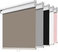 Cordless Roller Shades Blackout Blinds for Windows - Coffee