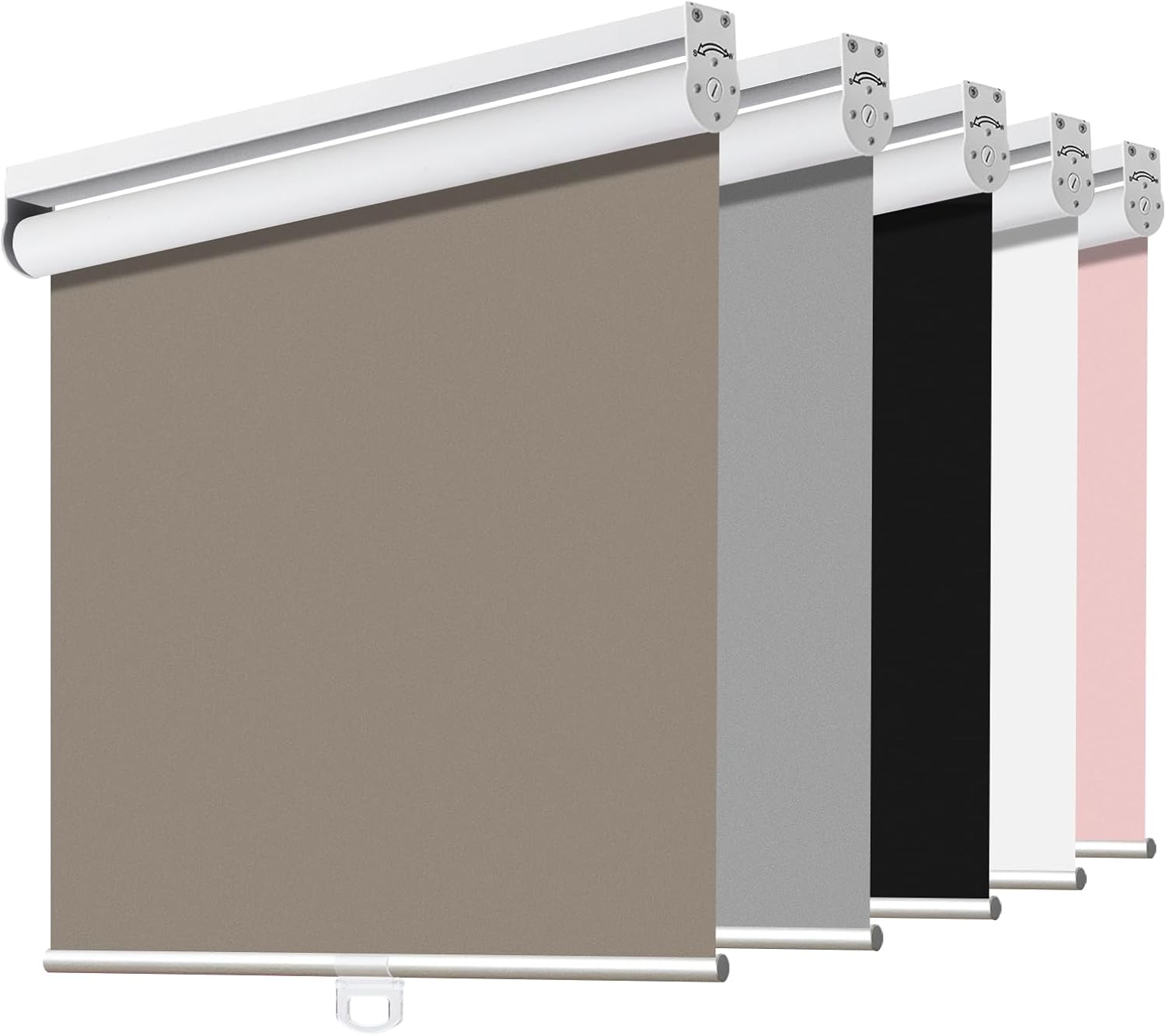 Joydeco Cordless Roller Shades for Room Darkening and UV Protection