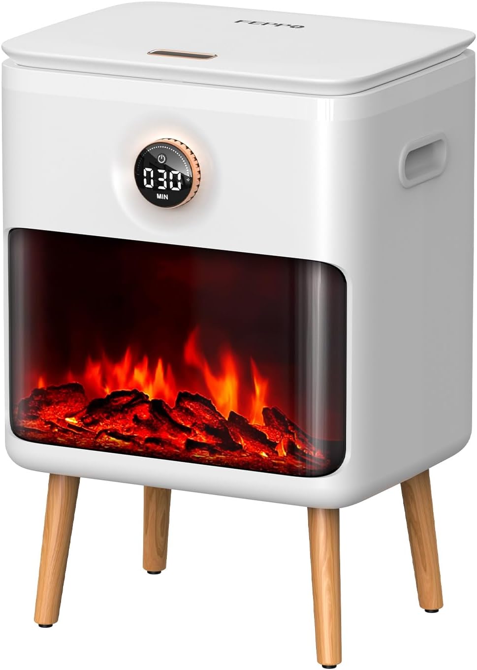 FEPPO Towel Warmer with HearthGlow Display for Luxurious Comfort
